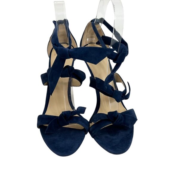 NWOB Alexandre Birman Mary Suede Knot Heeled Sandals - Picture 2 of 9